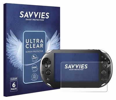 Produktbild von 6x Für Sony Playstation PS Vita Slim Schutzfolie Savvies Displayschutz Display Schutz Folie Klar Transparent