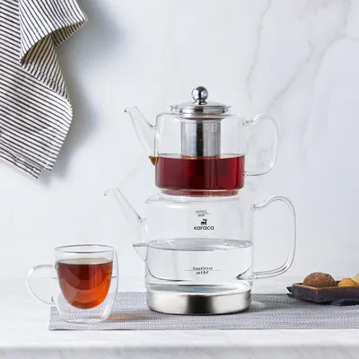 Immagine prodotto di Teiera Karaca Dora in vetro borosilicato, XL