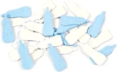 Produktbild von 28 Tischkonfetti Babyflasche Hellblau 10 g - Einheitsgröße