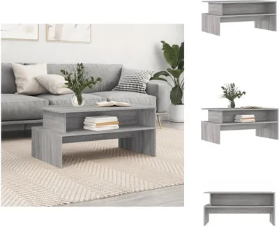 Produktbild von vidaXL Couchtisch Grau Sonoma 90x55x42,5 cm Holzwerkstoff - Couchtische