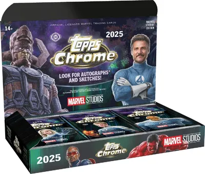 Produktbild von Topps Chrome Marvel Studios 2025 - 1 Hobby Box