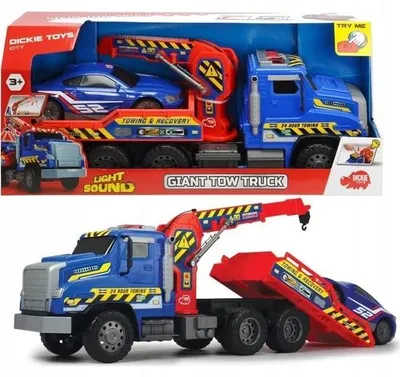 Produktbild von Dickie Toys Großer Abschleppwagen mit Licht- und Geräuscheffekten