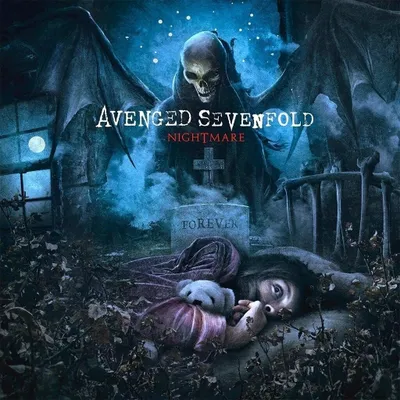 Obrázek produktu pro Avenged Sevenfold - Nightmare (Reissue) (Electric Blue/Black Splatter Coloured) (2 LP)