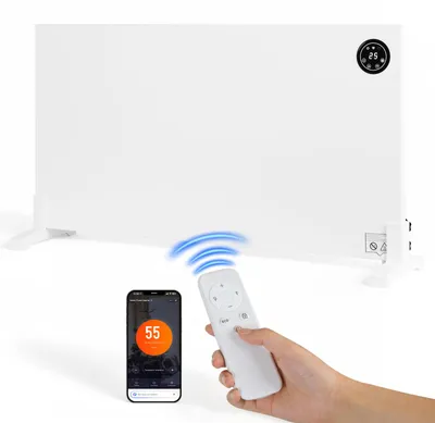 Produktbild von Eikuavons Hybrid Infrarotheizung 1000 W mit WLAN, App, Touch und Fernbedienung