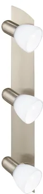 Obrázok produktu pre EGLO ENEA-C, Žiarovky bez možnosti výmeny, 3 žiaroviek, 3000 K, 300 lm, 220-240 V, nikel, Biela