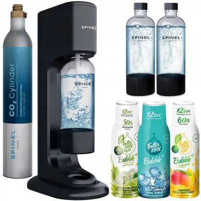 Zdjęcie produktu dla Saturator Spinelsoda BubbleON Syropy Butelki Nabój