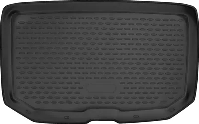 Image de Tapis De Coffre Caoutchouc Exclusive Pour Ford Fiesta 8 2017-2021 Hatchback, Protecteur de Coffre, Bord Haut, Antidérapant, Inodore