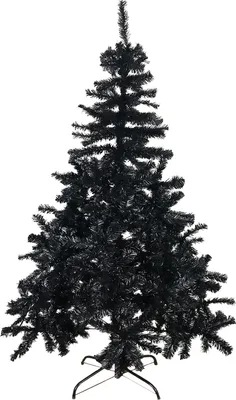 Image de Sapin de Noël artificiel 180 cm avec support noir