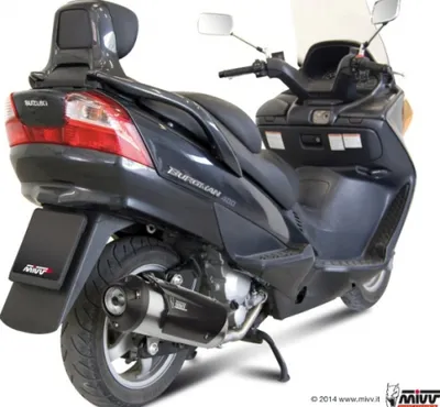 Produktbild von Auspuffanlage Mivv Komplettanlage 1x1 Edelstahl Urban für Suzuki AN Burgman 250 / 400 ccm