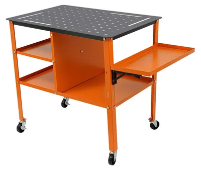 Immagine prodotto di Tavolo da lavoro mobile con piano portante – 111 x 60 x 85 cm – Capacità di carico: 500 kg – Acciaio