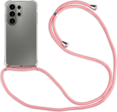 Zdjęcie produktu dla Etui na telefon Samsung Galaxy S26 Ultra z paskiem, w kolorze różowym