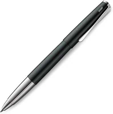 Productafbeelding van LAMY Studio Rollerball 369 - Rollpen in hoogwaardige palladium-afwerking in de kleur - Rollervulling M 63 zwart
