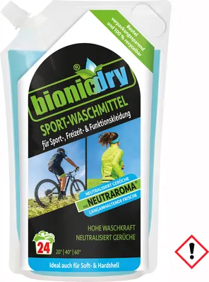Zdjęcie produktu dla Płyn do prania Bionicdry Sport długotrwała świeżość w saszetce 960ml