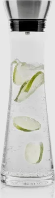 Produktbild von Wasserkaraffe aus Glas, 1 Liter mit praktischem Ausgießer