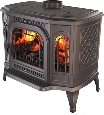 Zdjęcie produktu dla Żeliwny wkład kominkowy P7 LB z płytami grzewczymi - 10,5 kW ECO