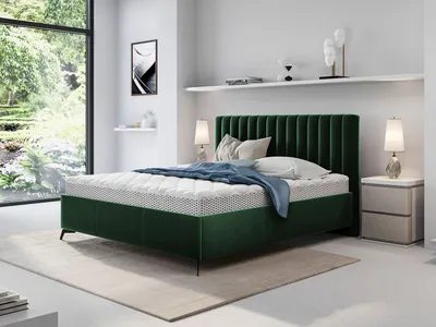 Obrázok produktu pre Manželská posteľ s úložným priestorom 180x200 TANIX - zelená