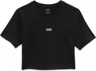 Image de Vans T-shirt Flying V Crop Crew, VN0A54QUBLK1, Pointure: 168