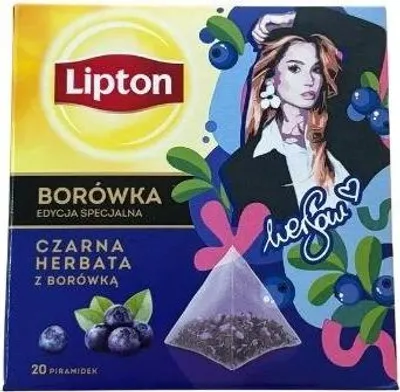 Obrázok produktu pre Lipton Pyramid Tea Black Blueberry 20 vrecúšok