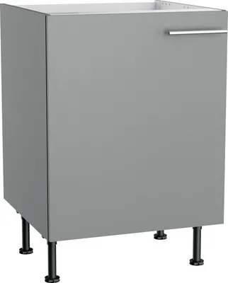 Produktbild von Optifit Spülenschrank Mats825 BxTxH 60 x 58,4 x 87 cm basaltgrau matt zerlegt Anschlag reversibel KFMA SPL606-8+