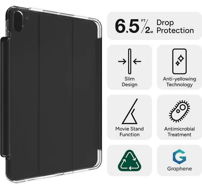 Productafbeelding van ZAGG Crystal Palace Folio, hoesje, geschikt voor Apple iPad Air 13-inch (2024), 33 cm (13")