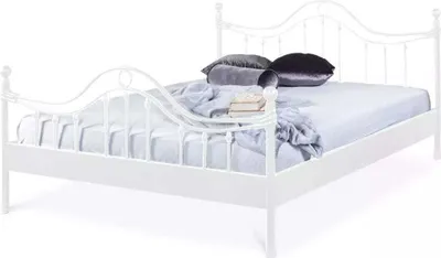 Produktbild von Metallbett Lorena – 140 x 220 cm / weiß