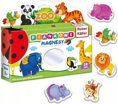 Produktbild von Lernspiel Meine Kleine Welt Des Zoo Magneten Puzzle Roter Käfer
