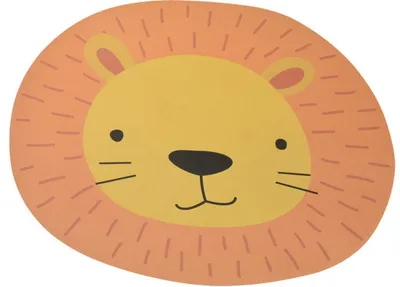 Image de Set de table pour enfants Animaux 40x40cm, lion