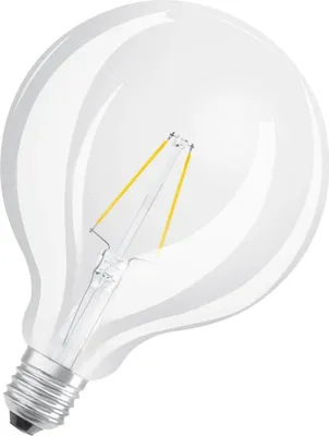 Produktbild von OSRAM LED Retrofit CLASSIC GLOBE 125 2.5W 827 klar E27 Lampe 250lm 2700K warmweiss wie 25W 4099854054273