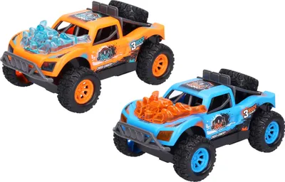 Produktbild von Geländewagen mit Schwungrad und Effekten, 15 cm