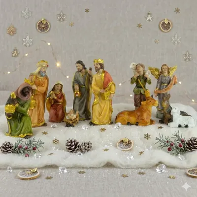 Immagine prodotto di Bellissime statuine da lettino 12 pezzi, ca. 9,5 cm, K 650-9