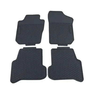 Produktbild von Premium Gummi Fußmatten Set 4-teilig Schwarz für Seat Ibiza 4 6J 6P ab 08