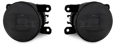 2x LED Nebelscheinwerfer SET Schwarz Smoke Links + Rechts für Peugeot 407 607 – Produktansicht