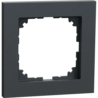 Productafbeelding van Merten M-Pure frame, enkelvoudig, antraciet, M-Pure, 1 stuk.