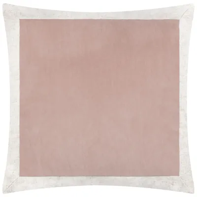 Produktbild von Yard Auden Mattes Samtkissen mit Polyesterfüllung – Dusty Rose – 50 x 50 cm