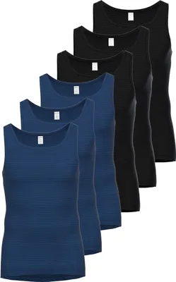 Produktbild von 6er Pack Unterhemd Day Classic / Jeans Feinripp von der Marke AMMANN 12