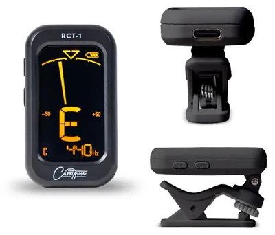 Productafbeelding van Draagbare RCT-1 stemapparaat voor gitaar, bas, ukelele, viool, met draaibare LCD-display