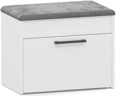Obrázek produktu pro Szafka na buty Parma Mini z siedziskiem 60x35x49 cm biała