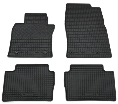 Gummifußmatten Set für Mazda 3 (2019-) + Mazda CX-30 (2019-), 4-teilig, schwarz