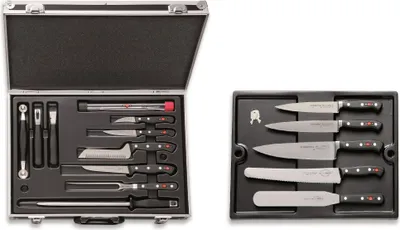 Produktbild von F. DICK Kochkoffer Plaza 17-teilig Messer-Set Koffer Kochmesser + Kochwerkzeug