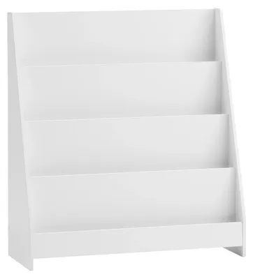 Obrázek produktu pro Knihovna, 4 přihrádky, design vhodný pro děti, slonová kost