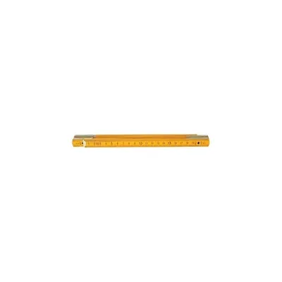 Produktbild von Faltmaßband 2m Holz gelb - 1er-Pack