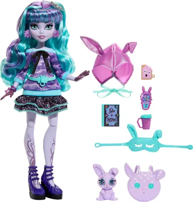 Produktbild von Monster High Creepover Party HLP87, Modepuppe, Weiblich, 4 Jahr(e), Junge/Mädchen, 252,2 mm, Mehrfarbig