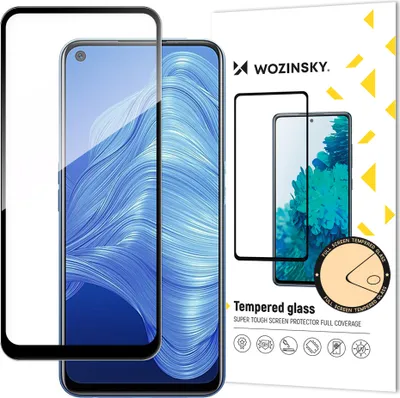 Obrázek produktu pro Wozinsky ochranné tvrzené sklo pro Realme 7 - Černá KP13192