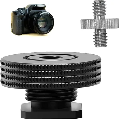Productafbeelding van Adapter voor 1/4" Vrouwendraad naar Hot Shoe - Statief Draad voor Camera's en Accessoires