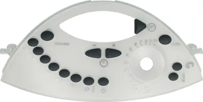 Produktbild von vhbw Bedienfeld Blende kompatibel mit Vorwerk Thermomix TM31 Küchenmaschine - Frontabdeckung Schwarz Grau Weiß