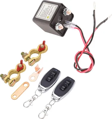 Zdjęcie produktu dla Zdalny wyłącznik izolacyjny akumulatora 12 V 250 A zapobiega zakłóceniom zdalnym,