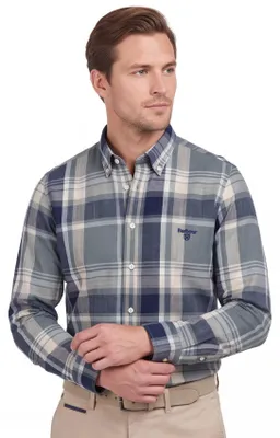 Produktbild von Barbour Hemd blau kariert Tailored Fit