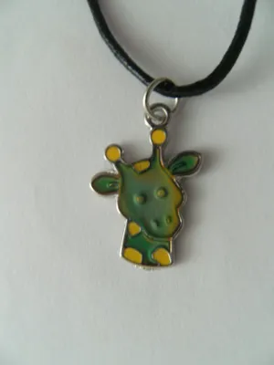 Produktbild von Stimmungskette Giraffe, Kette Anhänger Modeschmuck Ketten Geschenke Schmuck Giraffenkopf Tier