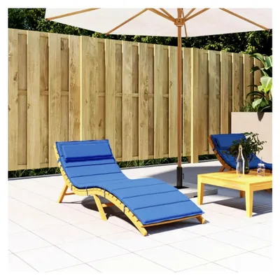 Produktbild von Polsterauflage für Sonnenliegen und Gartenstühle in Königsblau 180x60x3 cm aus Oxford-Gewebe