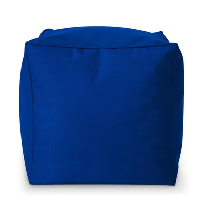 Produktbild von Green Bean Sitzhocker "Cube" 40x40x40cm mit EPS Perlen Füllung - Fußhocker für Sitzsäcke - Blau